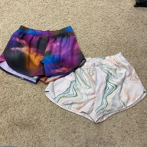 Old Navy Colorful Women's Shorts Set. Size M. Stretch tech. Quick dry